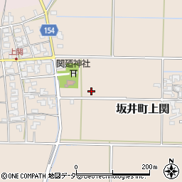 福井県坂井市坂井町上関周辺の地図