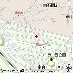 茨城県石岡市南台1丁目27周辺の地図