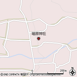埴原神社周辺の地図