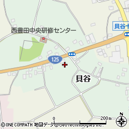 茨城県結城郡八千代町貝谷117周辺の地図