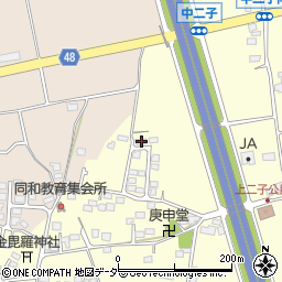 長野県松本市笹賀上二子4313-25周辺の地図