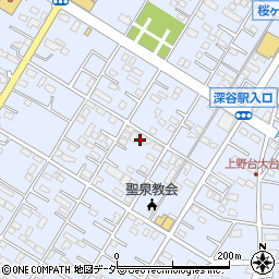 埼玉県深谷市上野台2995周辺の地図