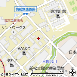 三枝塗料株式会社松本サービスセンター周辺の地図