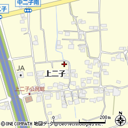 長野県松本市笹賀上二子4414周辺の地図