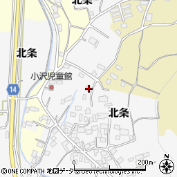 茨城県つくば市小沢433周辺の地図