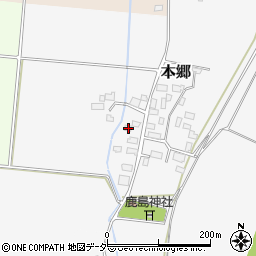 茨城県結城郡八千代町本郷457周辺の地図