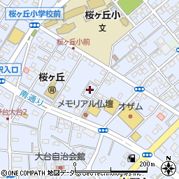 埼玉県深谷市上野台2880周辺の地図