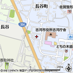茨城県古河市長谷町39周辺の地図