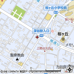 埼玉県深谷市上野台2923周辺の地図