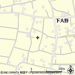 茨城県古河市下大野1370周辺の地図