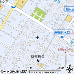 埼玉県深谷市上野台2996周辺の地図