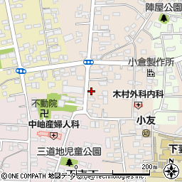 茨城県下妻市下妻乙193-1周辺の地図