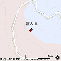 宮入山周辺の地図