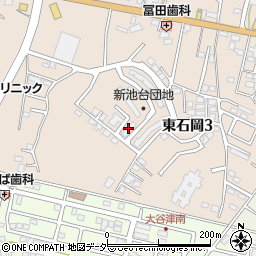 新池台団地３号棟周辺の地図