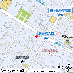 埼玉県深谷市上野台2921周辺の地図