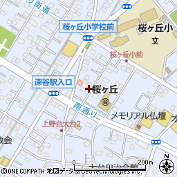 埼玉県深谷市上野台2906周辺の地図
