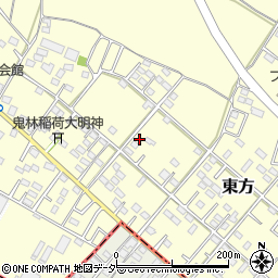 埼玉県深谷市東方3361周辺の地図