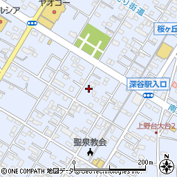 埼玉県深谷市上野台2998周辺の地図