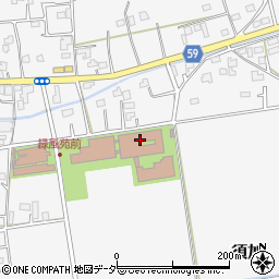 特別養護老人ホーム緑風苑新館周辺の地図