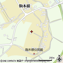 茨城県鉾田市駒木根周辺の地図