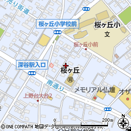 埼玉県深谷市上野台2892周辺の地図