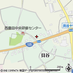 茨城県結城郡八千代町貝谷1周辺の地図