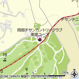 岡部チサンカントリークラブ美里コース周辺の地図