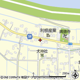 埼玉県行田市下中条1599-2周辺の地図