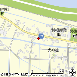 埼玉県行田市下中条1584周辺の地図