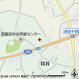 茨城県結城郡八千代町貝谷2周辺の地図