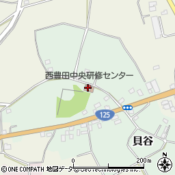 西豊田中央研修センター周辺の地図