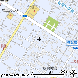 埼玉県深谷市上野台3048周辺の地図