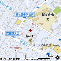 埼玉県深谷市上野台2893周辺の地図