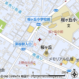 埼玉県深谷市上野台2904周辺の地図