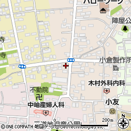 茨城県下妻市下妻乙189-1周辺の地図