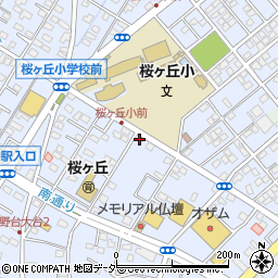 埼玉県深谷市上野台2878周辺の地図