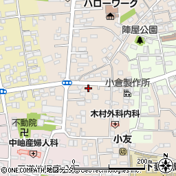 茨城県下妻市下妻乙184-3周辺の地図