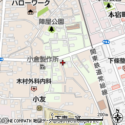 茨城県下妻市下妻乙1322-6周辺の地図