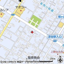 カギの１１０番救急車　籠原駅・深谷駅・岡部駅周辺の地図