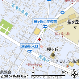埼玉県深谷市上野台2910周辺の地図