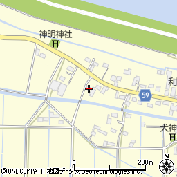 埼玉県行田市下中条1565周辺の地図