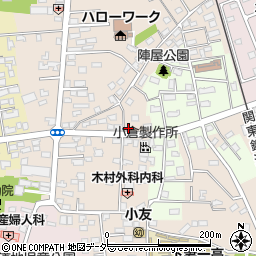 茨城県下妻市下妻乙181-3周辺の地図
