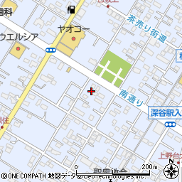 埼玉県深谷市上野台3046周辺の地図