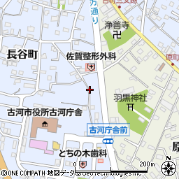 茨城県古河市長谷町20周辺の地図