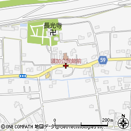 須加公民館前周辺の地図