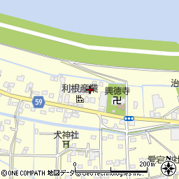 埼玉県行田市下中条1613-1周辺の地図