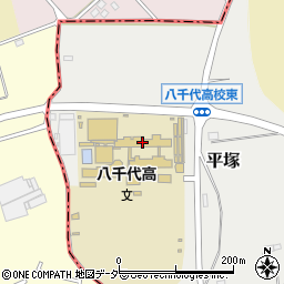 茨城県立八千代高等学校周辺の地図