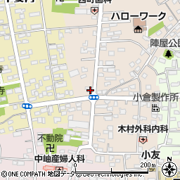 茨城県下妻市下妻乙174周辺の地図