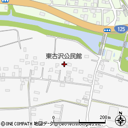 東古沢公民館周辺の地図