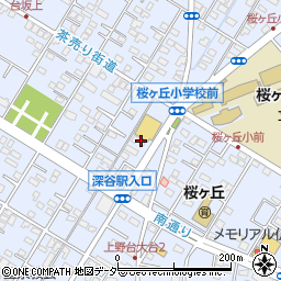 埼玉県深谷市上野台2917周辺の地図